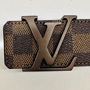 Louis Vuitton Damier Belt, Size 85/34, Never Worn, Excellent Condition